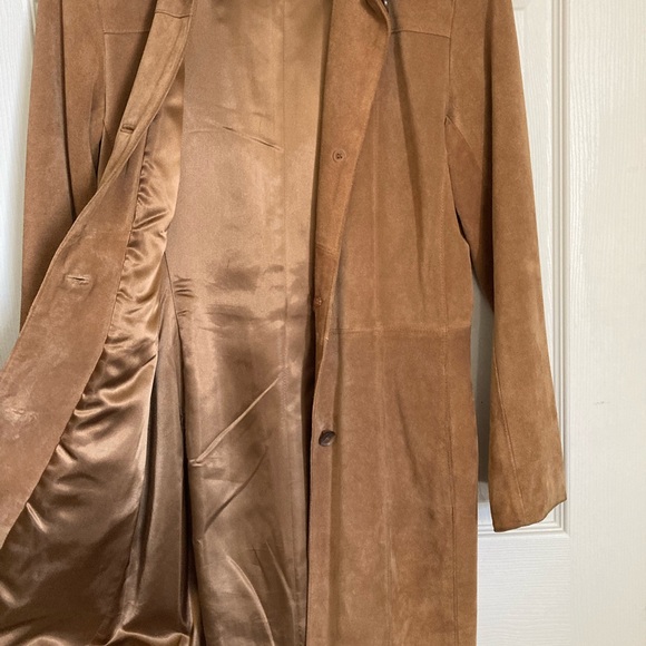 Real leather suede Marc New York coat xs - Picture 4 of 7